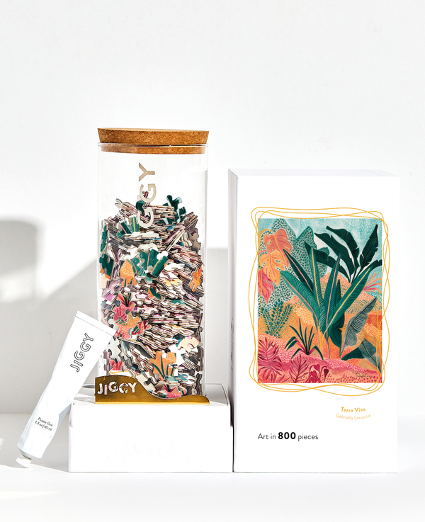 800pc Puzzle & Glue Kit: Terra Viva by Gabriella Laruccia