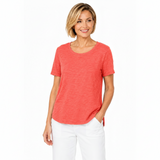 Soft Peruvian Cotton High-Low Tee - 10003 - Size XS Only!
