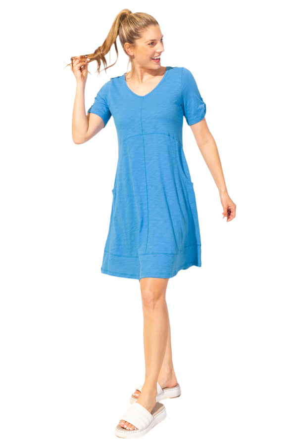 Cotton Slub Bistro Dress - 80016