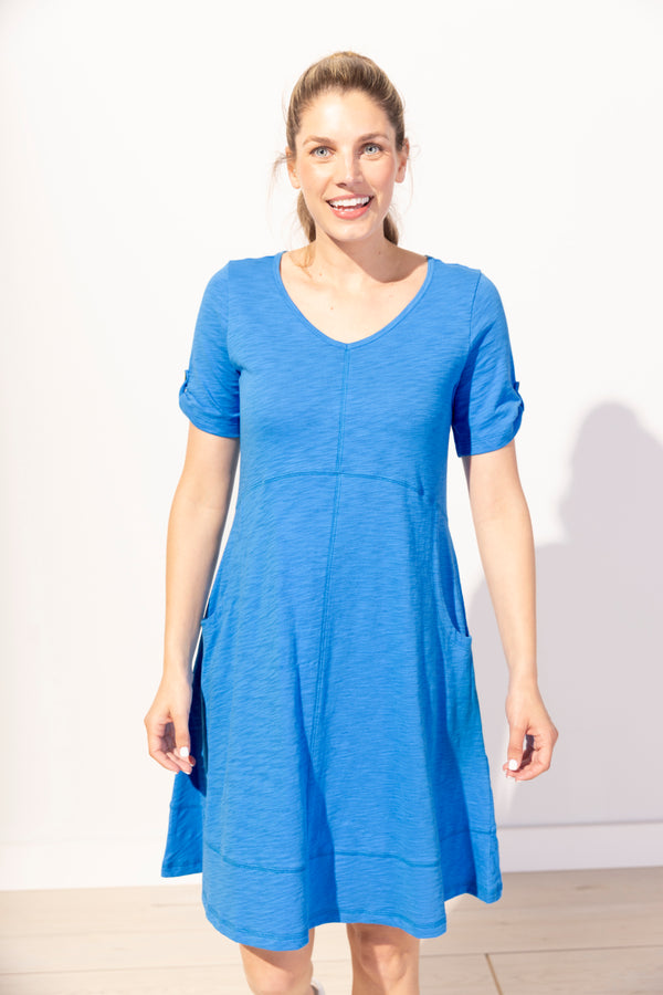 Cotton Slub Bistro Dress - 80016