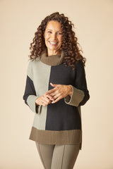 Habitat Yin Yang Mix It Up Tunic - UMBER - image 2