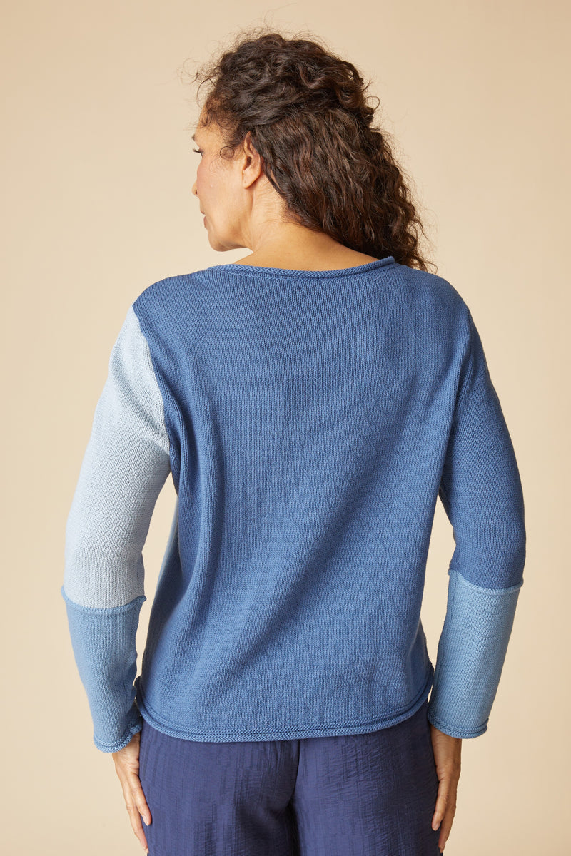 Habitat Yin Yang Block Party Sweater - HARBOR - image 2