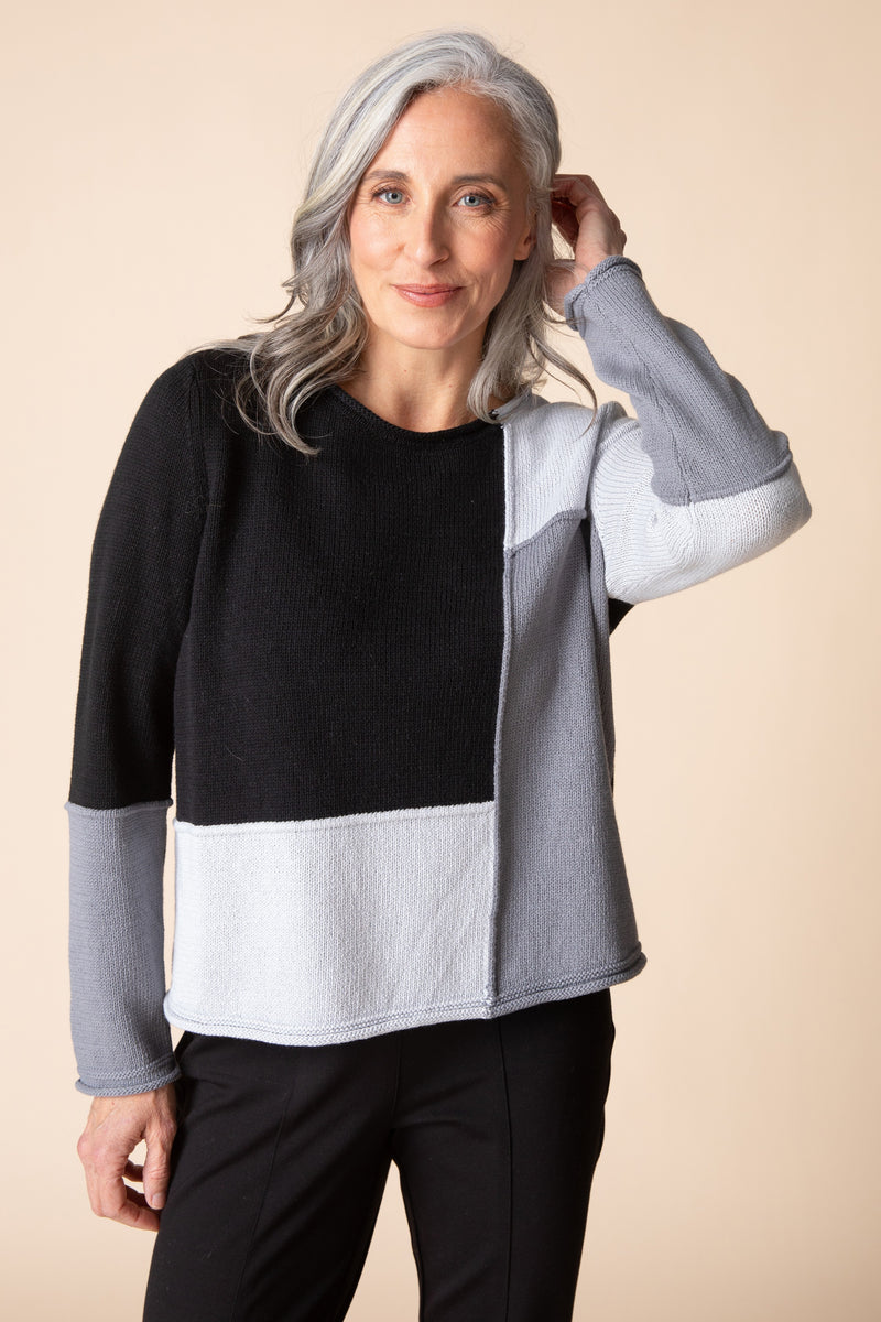 Habitat Yin Yang Block Party Sweater - MIST - image 2