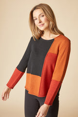 Habitat Yin Yang Block Party Sweater - SIENNA - image 2