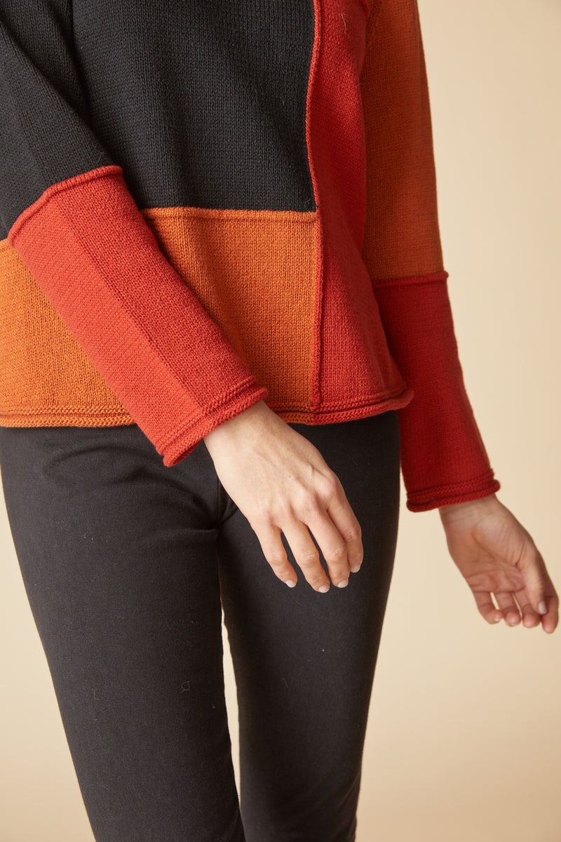 Habitat Yin Yang Block Party Sweater - SIENNA - image 3