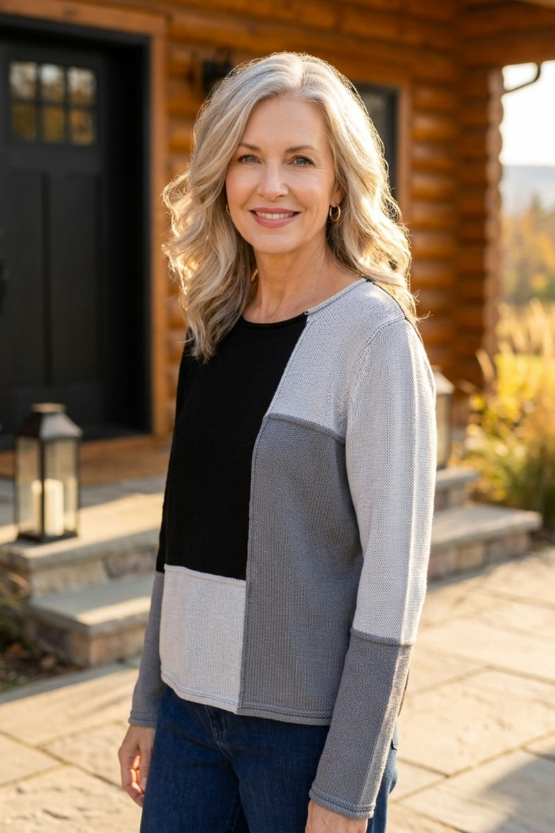 Yin Yang Block Party Sweater - 81255