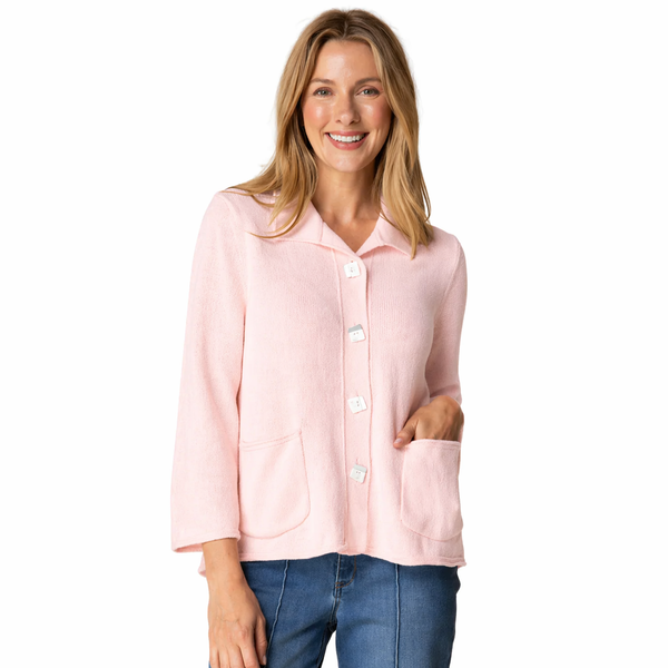 Sweater Together Pleat Back Jacket - 81258