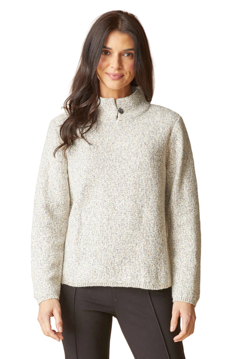 Habitat Speckle Knit Frost & Found Pullover - WINTER WHITE - image 1