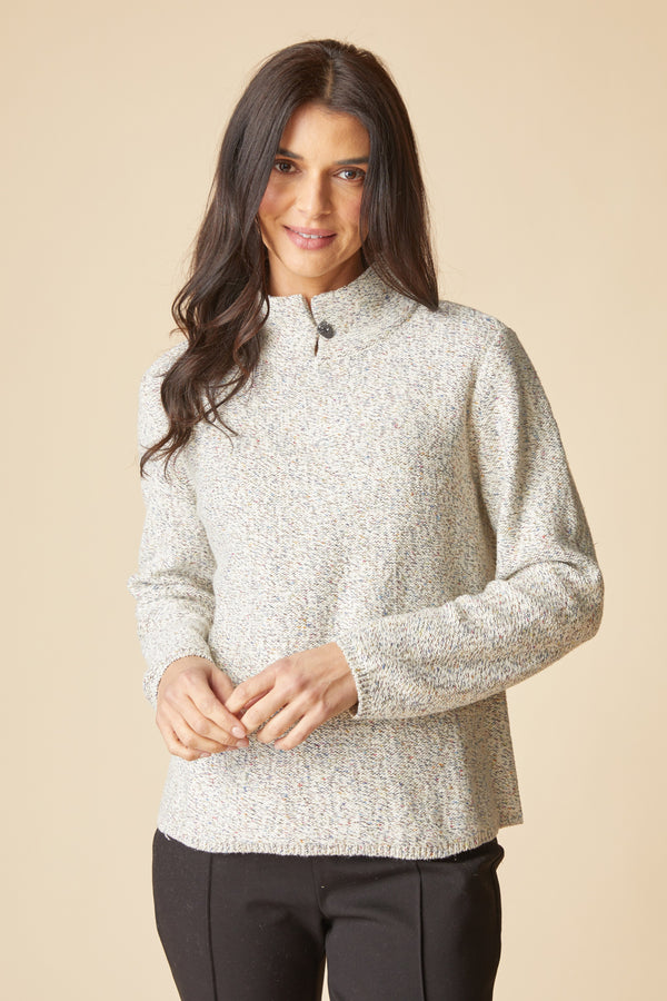 Speckle Knit Frost & Found Pullover - 81742