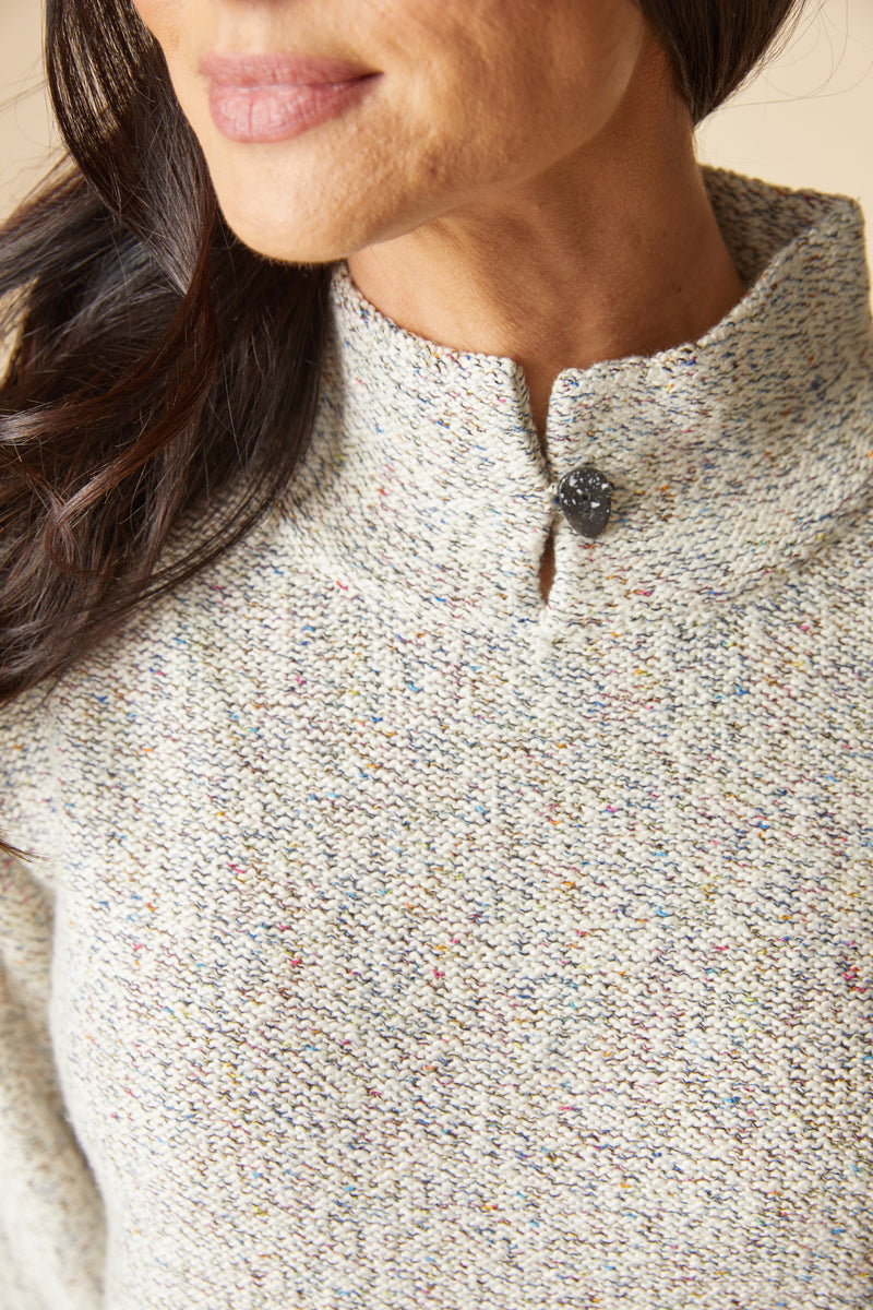 Habitat Speckle Knit Frost & Found Pullover - WINTER WHITE - image 3
