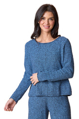 Habitat Scramble Stitch Chill Knit Sweater - HARBOR - image 1