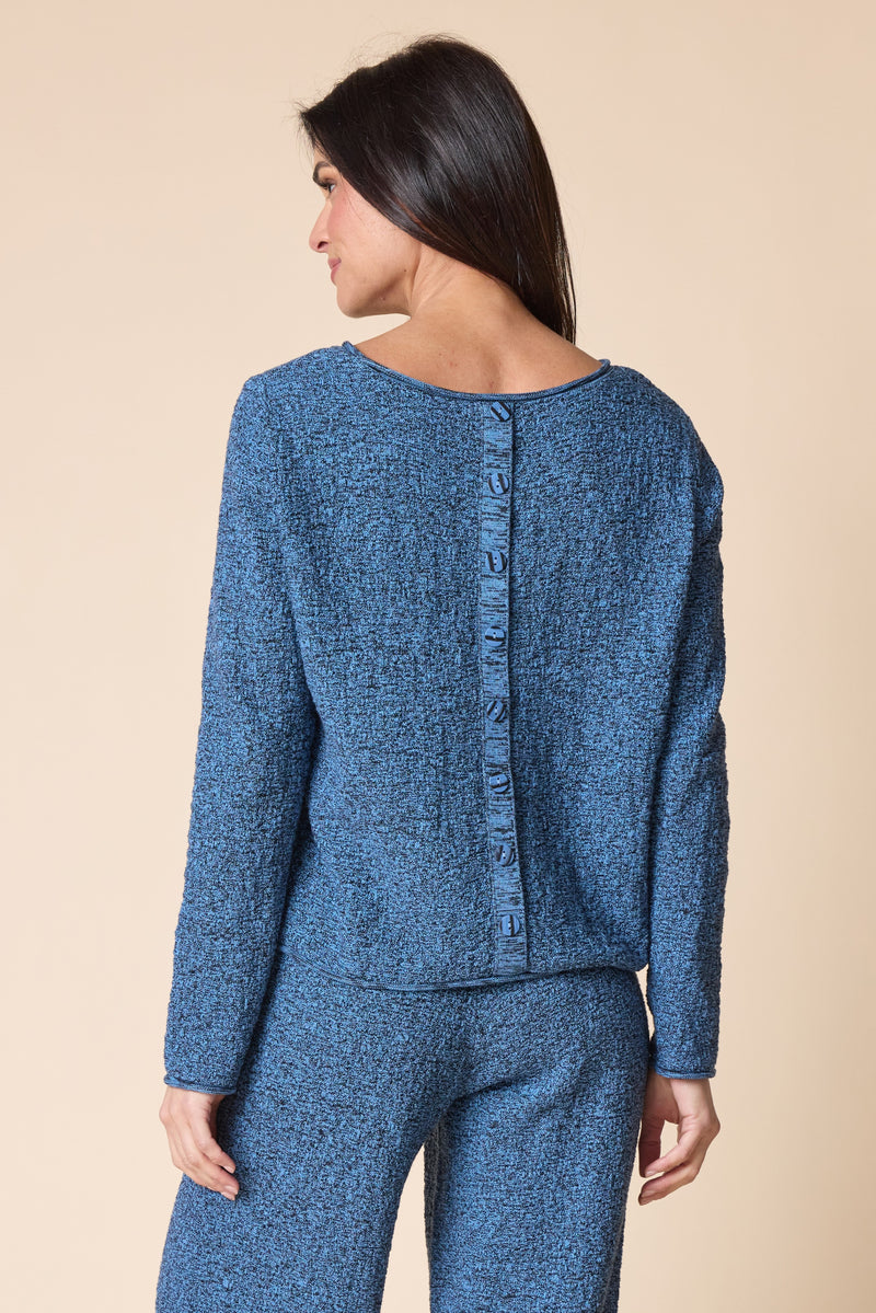 Habitat Scramble Stitch Chill Knit Sweater - HARBOR - image 3