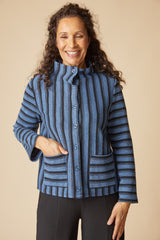 Habitat Between The Lines Line Up Cardigan - HARBOR - image 2