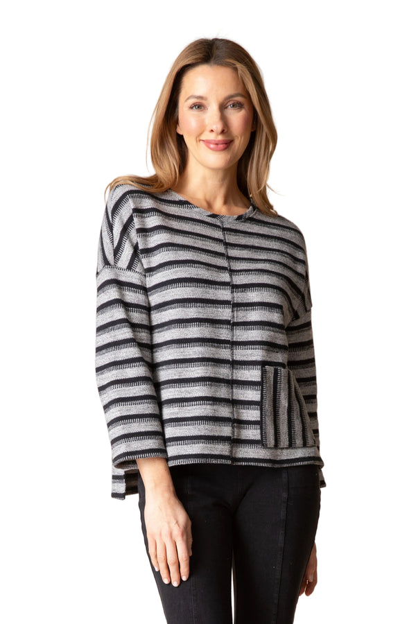 Between The Lines Stay In Line Sweater - 83214