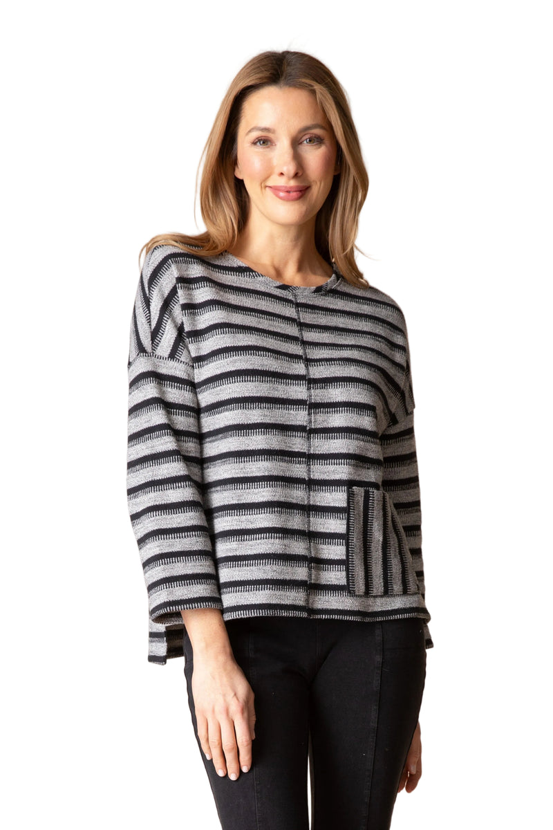 Habitat Between The Lines Stay In Line Sweater - WINTER WHITE - image 3