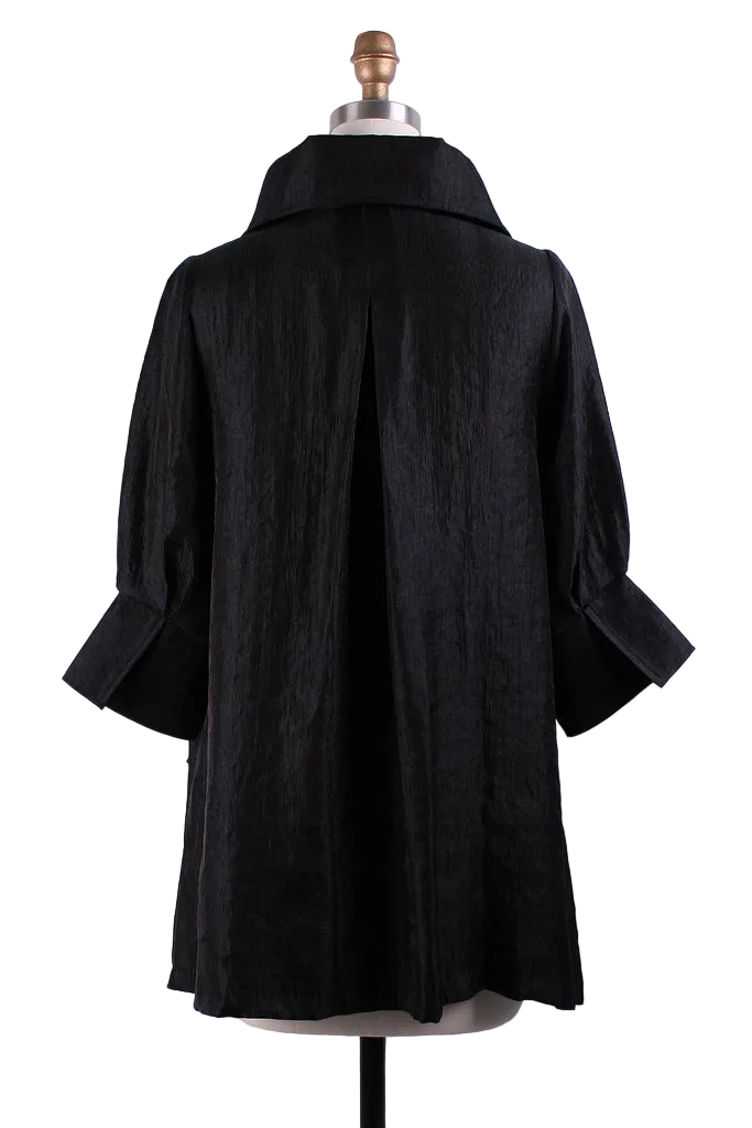 Solid Swing Jacket in Black - 200 -BK