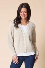 Fireside Shaker Stitch Cardigan - 83481