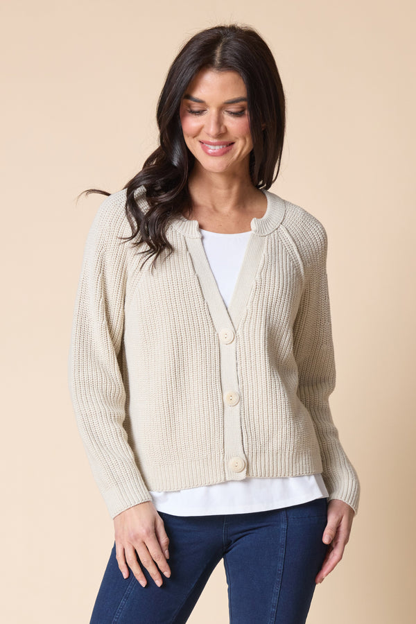 Fireside Shaker Stitch Cardigan - 83481