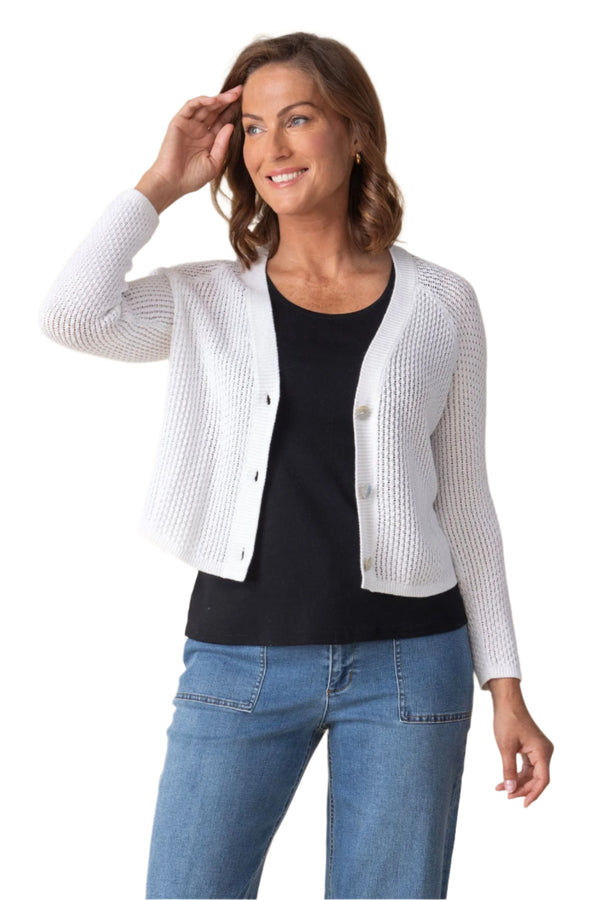 Coastal Crochet Short Cardigan - 84017