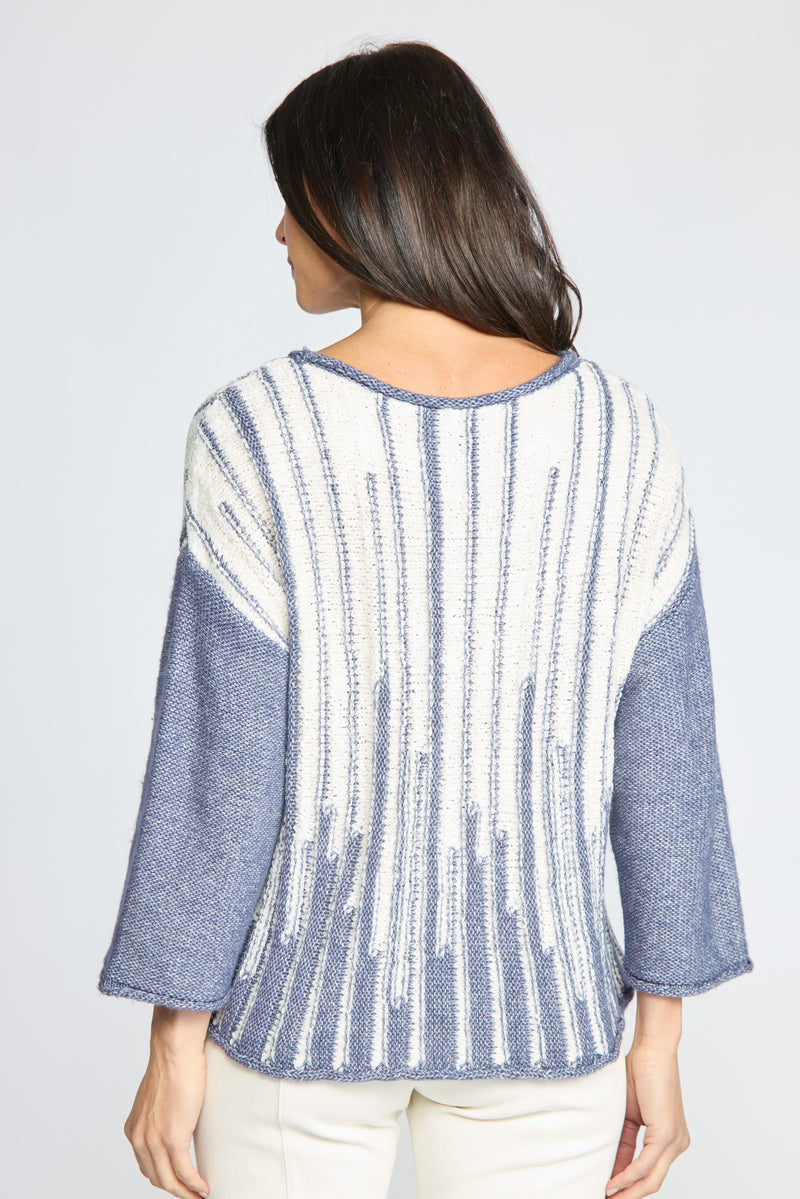 Knit Pullover by Olivia by Habitat in Denim