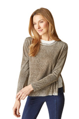 Habitat Layered Looks Sweater - UMBER - image 1