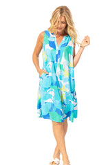 Tropical Floral Paradise Dress - 85515