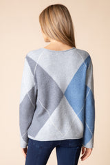 Habitat Alpine Argyle Pullover - MIST - image 3
