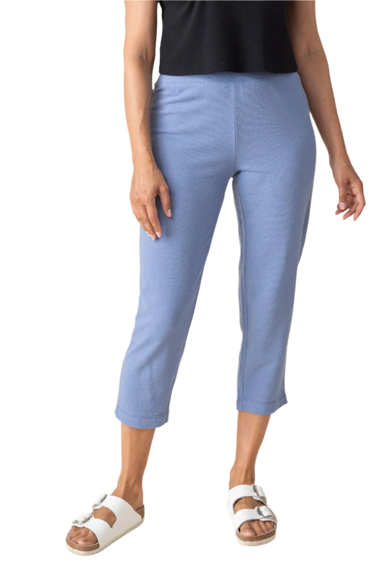 Weekend Terry Easy Capri in Rain - 87160-RN