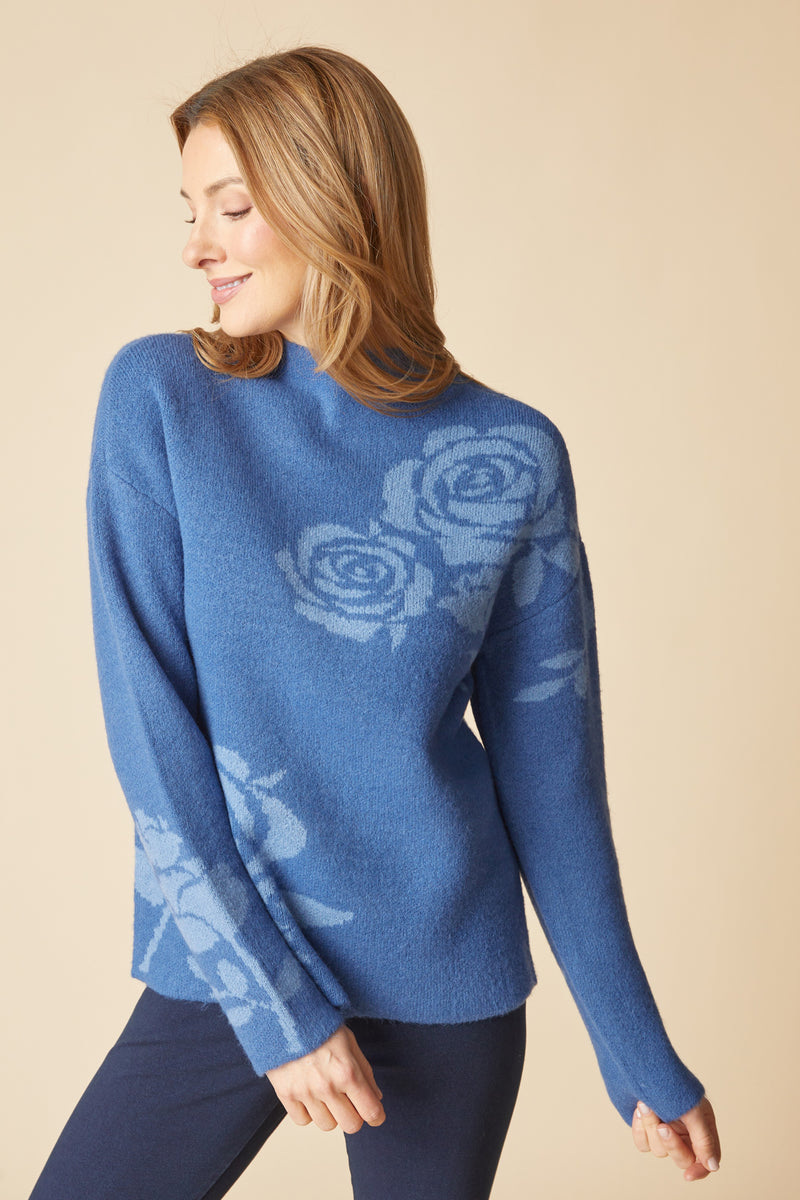 Floral Foliage Pullover - 87622