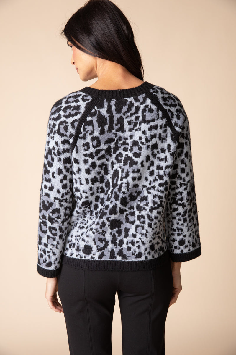 Habitat Seeing Spots Feline Fine Pullover - SLATE - image 3