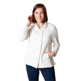 Cozy Quilted Jacket in Oatmeal - 53624-OAT - Size S Only!