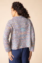 Habitat Confetti Funnel Cowl Cardigan - WINTER WHITE - image 3