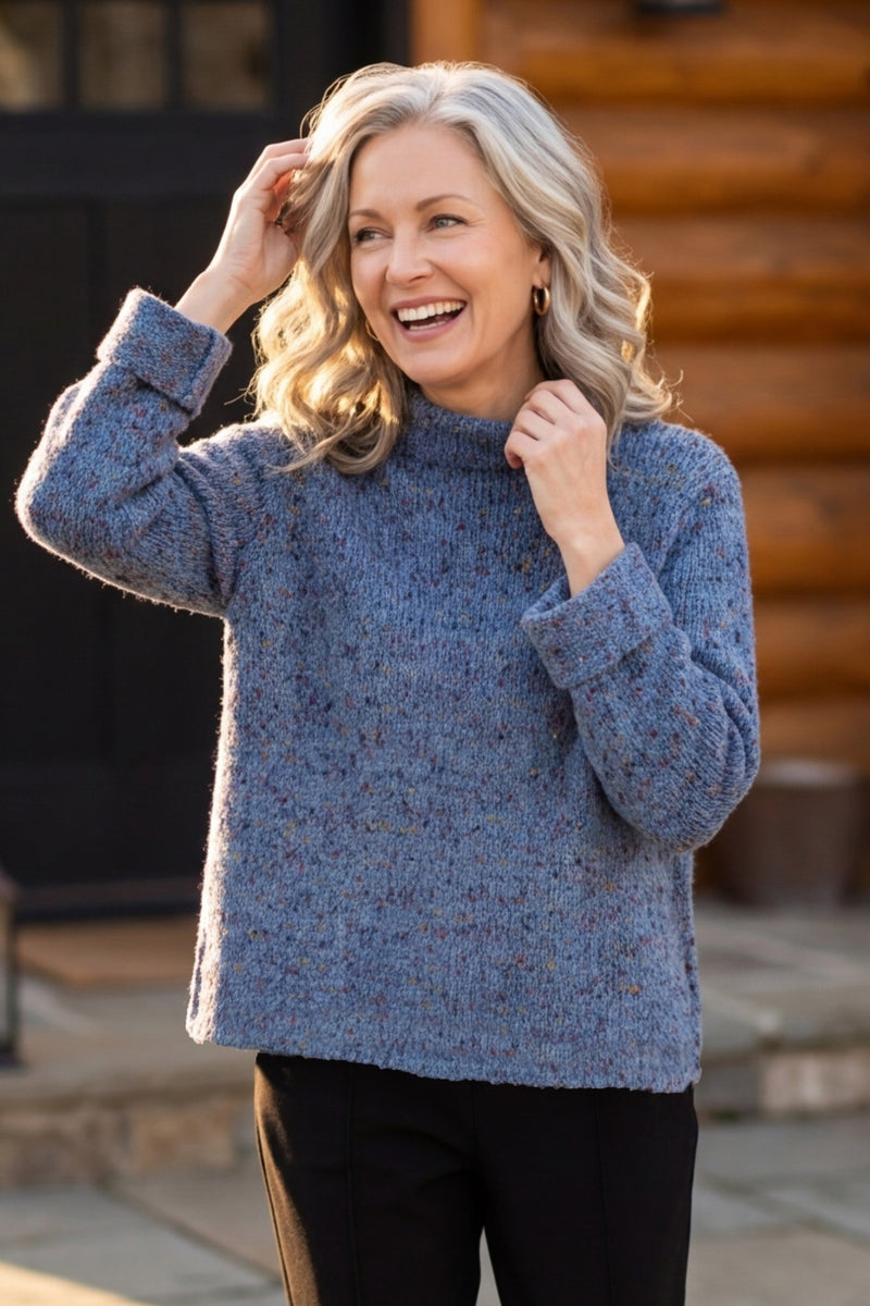 Confetti High Neck Sweater - 89056