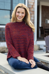 Speckle Bouclé Knit Sweater - 89056