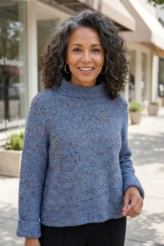 Confetti High Neck Sweater - 89056