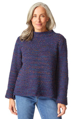 Speckle Bouclé Knit Sweater - 89056