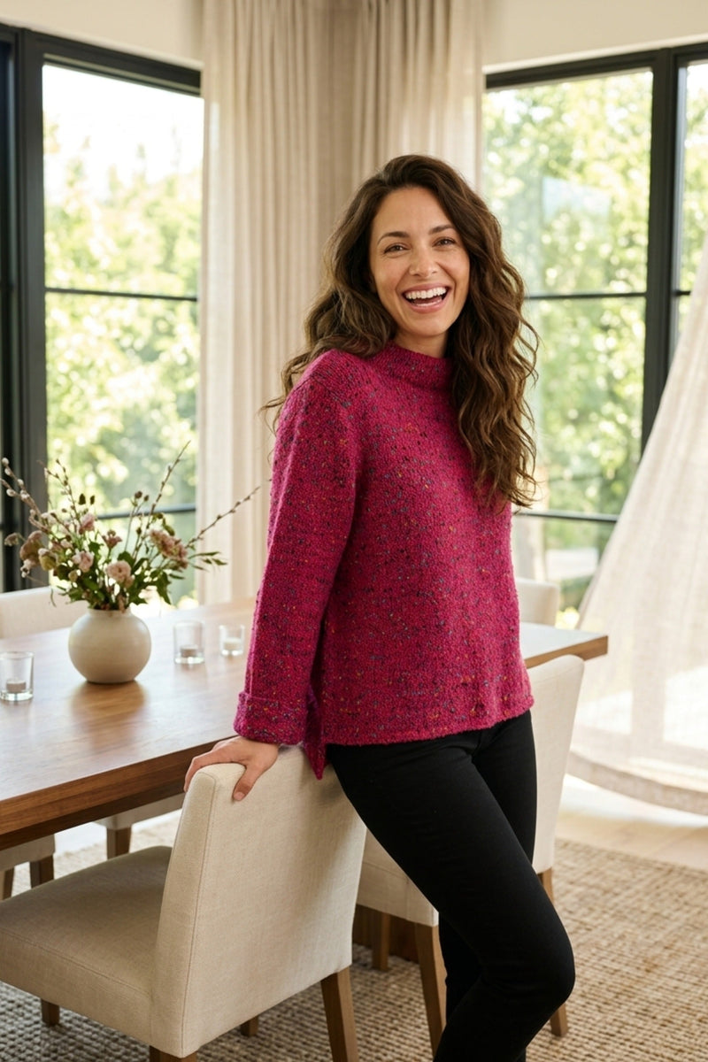 Confetti High Neck Sweater - 89056