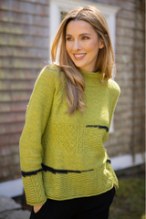 Mixed Stitch Cable-Knit Pullover - 89101