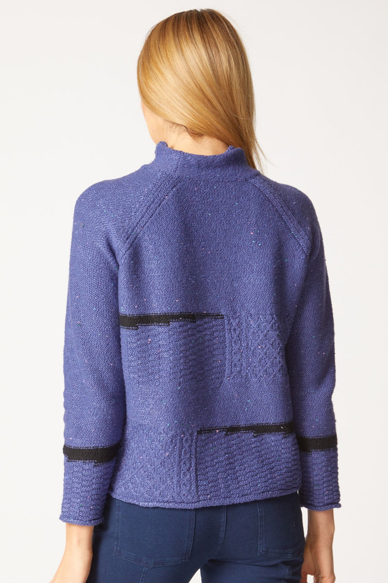 Mixed Stitch Cable-Knit Pullover - 89101