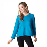 "Harvest Tweed" Cozy Pullover Top - 89105