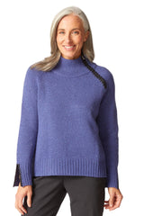 Harvest Tweed Zip Neck Sweater - 89108
