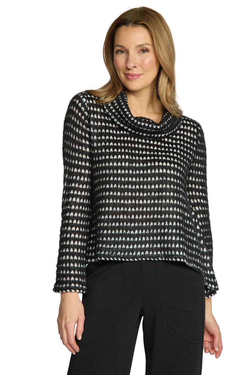 Cowl Neck by Olivia by Habitat in Black