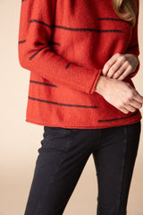 Habitat Harvest Tweed Funnel Neck Pullover - SIENNA - image 2