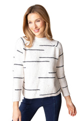 Habitat Harvest Tweed Funnel Neck Pullover - WINTER WHITE - image 1