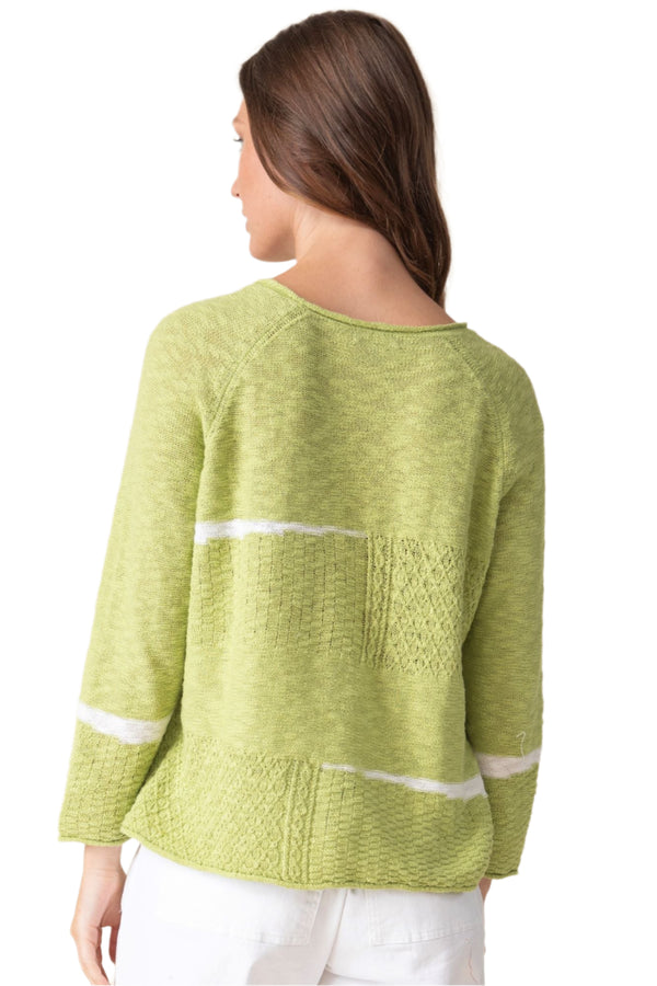 Habitat Spring Boatneck Pullover in Leaf - 89602-LF