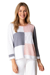 Yin Yang Patchwork Pullover - 89614