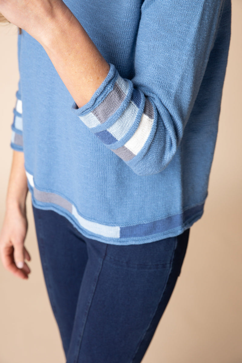 Boardwalk Sweaters Raglan Mosaic Pullover - 89704