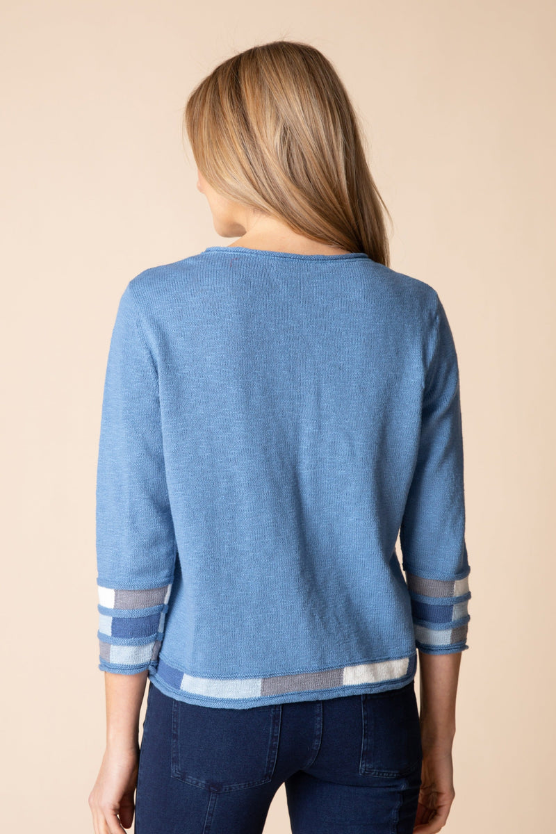Boardwalk Sweaters Raglan Mosaic Pullover - 89704