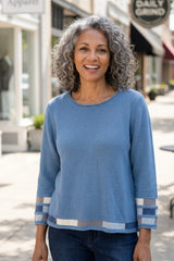 Boardwalk Sweaters Raglan Mosaic Pullover - 89704