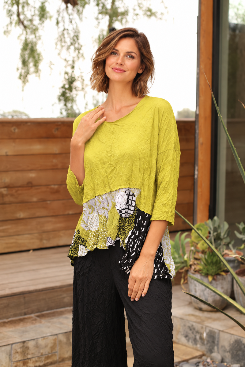 Crinkle Wendy Tunic Top - CM52075